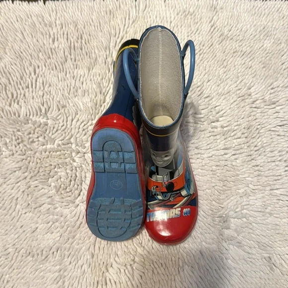 Thomas & Friends Kids Rain Boots - Red and Blue - Picture 7 of 8